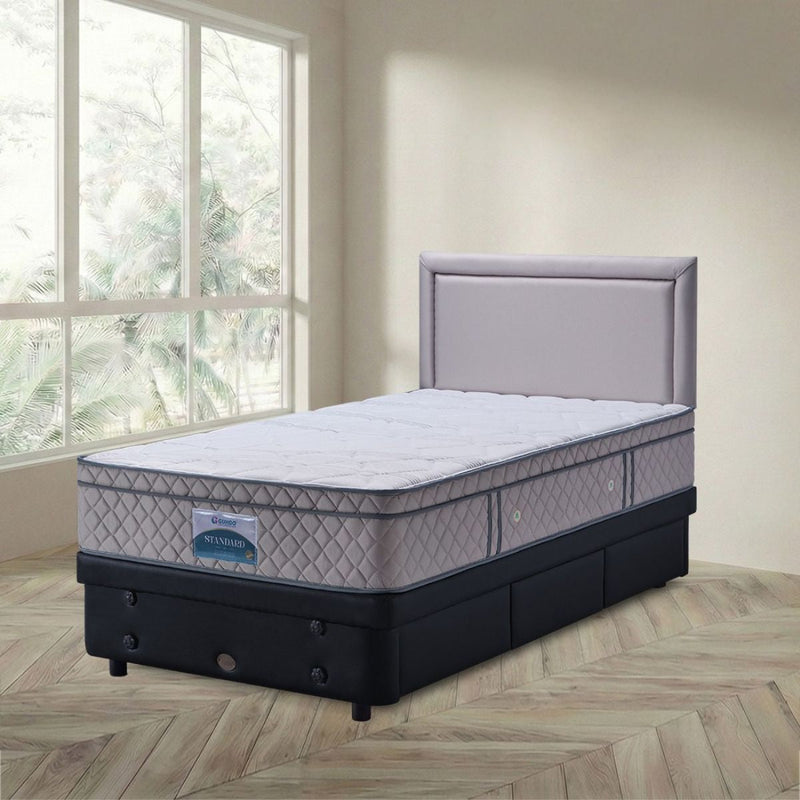 KASUR - SPRINGBED Kasur Springbed Guhdo Standard Plushtop Divan Drawer Laci 3 HB Prospine GUHDO OSCARLIVING