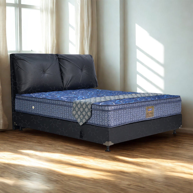 KASUR - SPRINGBED Kasur Springbed Hommy Azurea Plushtop HB Boston | Fullset Oreo HOMMY OSCARLIVING