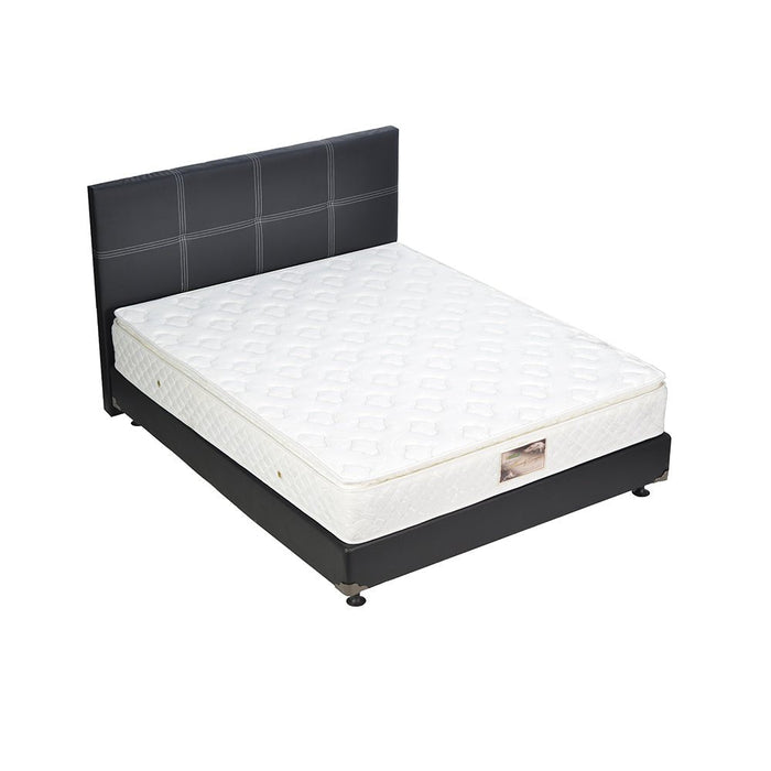 KASUR - SPRINGBED Kasur Springbed Quantum Heavenly Comfort Pillowtop | Fullset Elegance Oreo QUANTUM OSCARLIVING