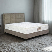 KASUR - SPRINGBED Kasur Springbed Quantum Heavenly Comfort Pillowtop | Fullset Kudeta Brown QUANTUM OSCARLIVING
