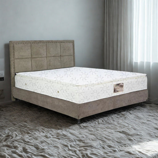 KASUR - SPRINGBED Kasur Springbed Quantum Heavenly Comfort Pillowtop | Fullset Kudeta Brown QUANTUM OSCARLIVING