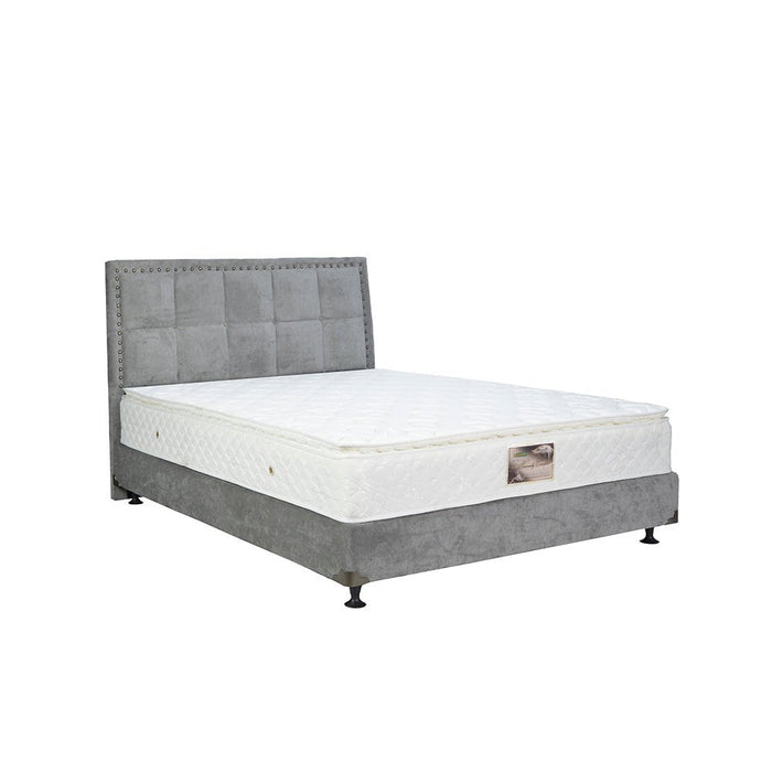 KASUR - SPRINGBED Kasur Springbed Quantum Heavenly Comfort Pillowtop | Fullset Kudeta Grey QUANTUM OSCARLIVING