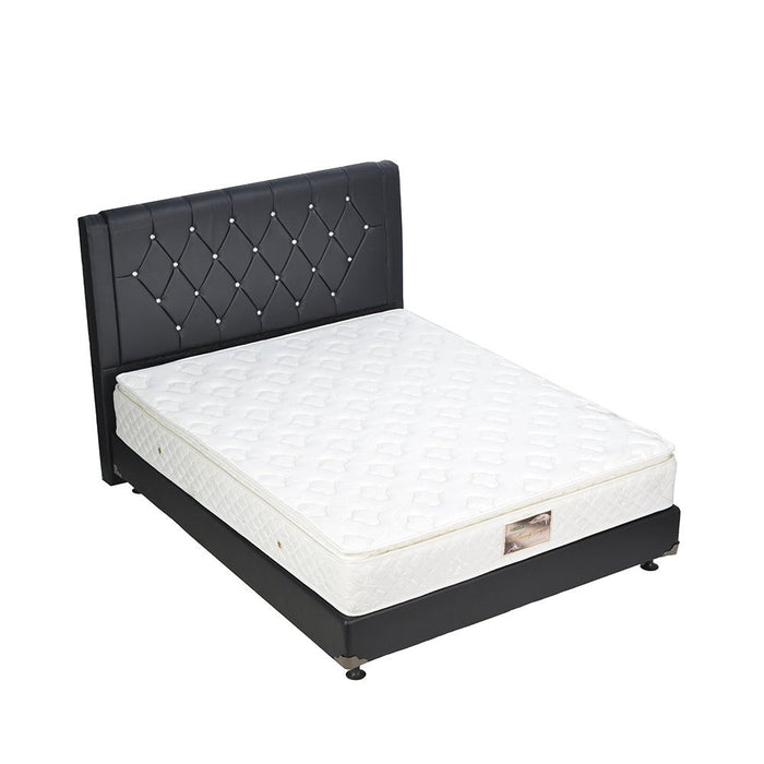 KASUR - SPRINGBED Kasur Springbed Quantum Heavenly Comfort Pillowtop | Fullset Oxford Oreo QUANTUM OSCARLIVING