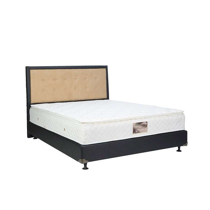 KASUR - SPRINGBED Kasur Springbed Quantum Heavenly Comfort Pillowtop | Fullset Queenstown Oreo QUANTUM OSCARLIVING