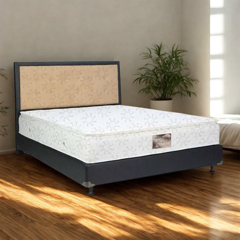 KASUR - SPRINGBED Kasur Springbed Quantum Heavenly Comfort Pillowtop | Fullset Queenstown Oreo QUANTUM OSCARLIVING