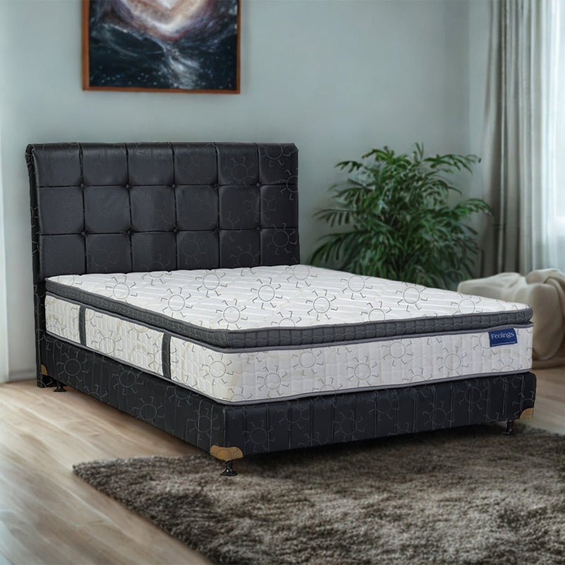 KASUR - SPRINGBED Kasur Springbed Romance Feelings Plushtop HB Amore | Fullset Kent ROMANCE OSCARLIVING