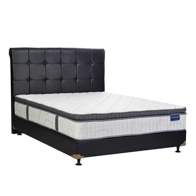 KASUR - SPRINGBED Kasur Springbed Romance Feelings Plushtop HB Amore | Oreo Fullset ROMANCE OSCARLIVING