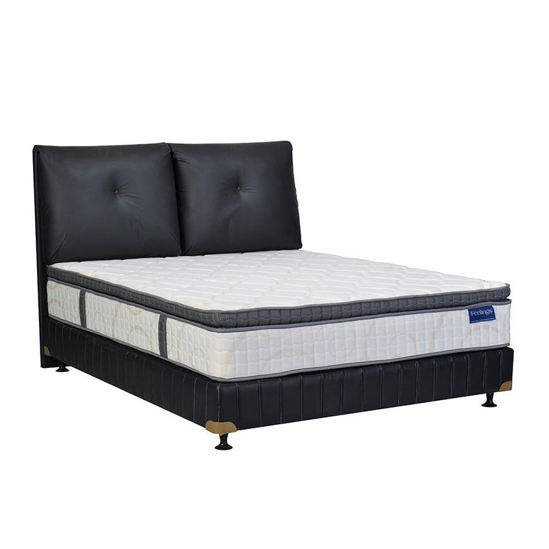 KASUR - SPRINGBED Kasur Springbed Romance Feelings Plushtop HB Boston | Fullset Kent ROMANCE OSCARLIVING