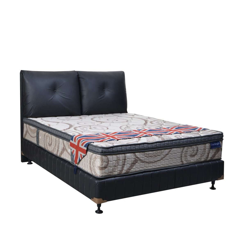 KASUR - SPRINGBED Kasur Springbed Romance Feelings Plushtop HB Boston | Fullset Kent ROMANCE OSCARLIVING