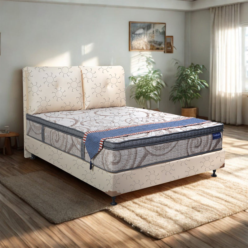 KASUR - SPRINGBED Kasur Springbed Romance Feelings Plushtop HB Boston | Fullset Kozo ROMANCE OSCARLIVING