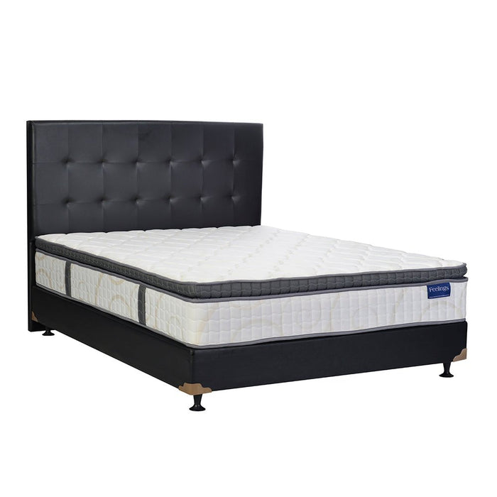 KASUR - SPRINGBED Kasur Springbed Romance Feelings Plushtop HB Milano | Oreo Fullset ROMANCE OSCARLIVING