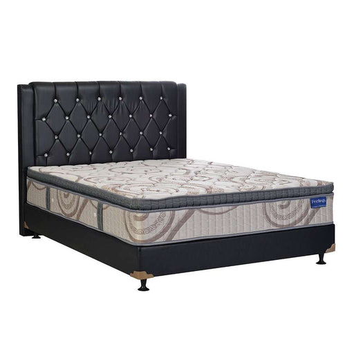 KASUR - SPRINGBED Kasur Springbed Romance Feelings Plushtop HB Oxford | Oreo Fullset ROMANCE OSCARLIVING
