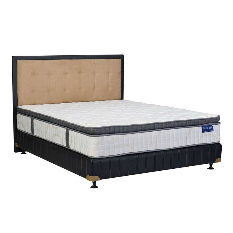 KASUR - SPRINGBED Kasur Springbed Romance Feelings Plushtop HB Queenstown | Fullset Kent ROMANCE OSCARLIVING