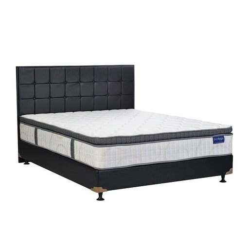 KASUR - SPRINGBED Kasur Springbed Romance Feelings Plushtop HB Sydney | Fullset Oreo ROMANCE OSCARLIVING