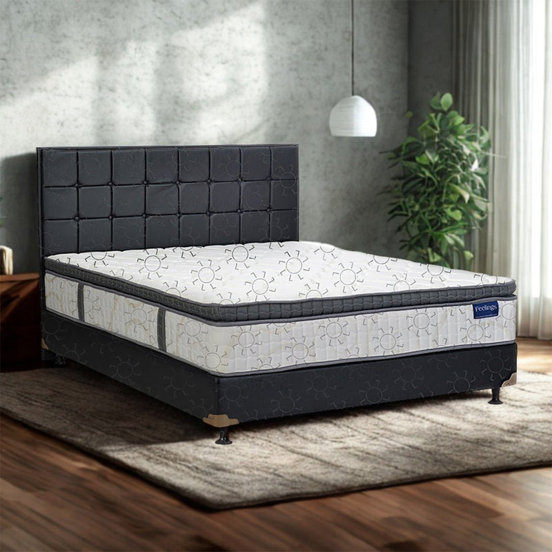 KASUR - SPRINGBED Kasur Springbed Romance Feelings Plushtop HB Sydney | Fullset Oreo ROMANCE OSCARLIVING