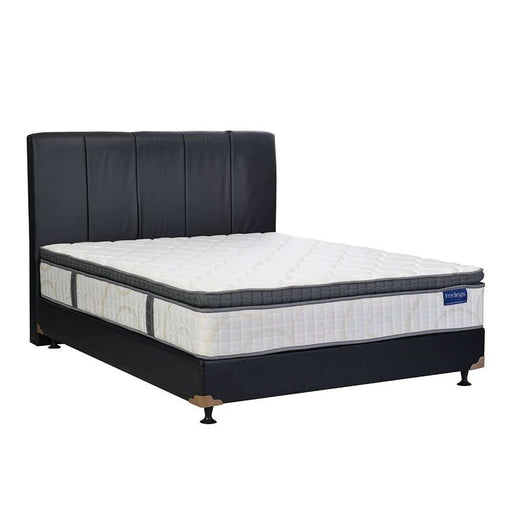 KASUR - SPRINGBED Kasur Springbed Romance Feelings Plushtop HB Vadia | Fullset Oreo ROMANCE OSCARLIVING