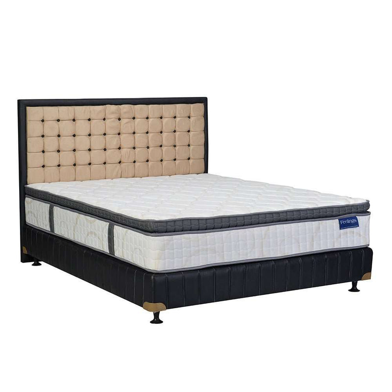 KASUR - SPRINGBED Kasur Springbed Romance Feelings Plushtop HB Victoria | Fullset Kent ROMANCE OSCARLIVING