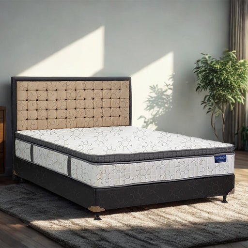 KASUR - SPRINGBED Kasur Springbed Romance Feelings Plushtop HB Victoria | Fullset Oreo ROMANCE OSCARLIVING