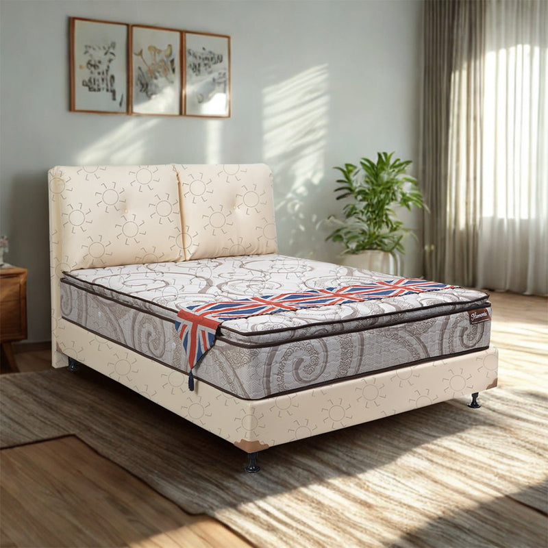 KASUR - SPRINGBED Kasur Springbed Romance Harmonis PillowTop HB Boston | Fullset Kozo ROMANCE OSCARLIVING