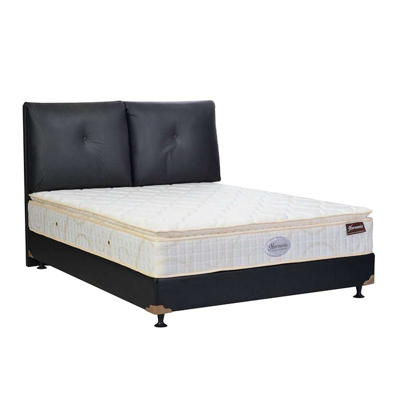 KASUR - SPRINGBED Kasur Springbed Romance Harmonis PillowTop HB Boston | Fullset Oreo ROMANCE OSCARLIVING