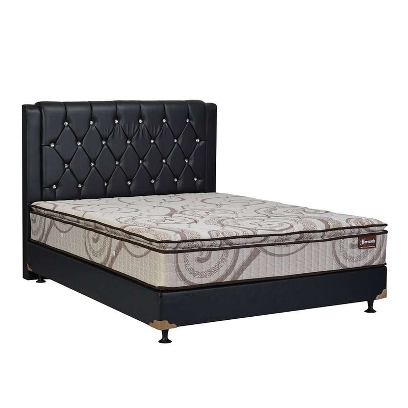 KASUR - SPRINGBED Kasur Springbed Romance Harmonis PillowTop HB Oxford | Fullset Oreo ROMANCE OSCARLIVING
