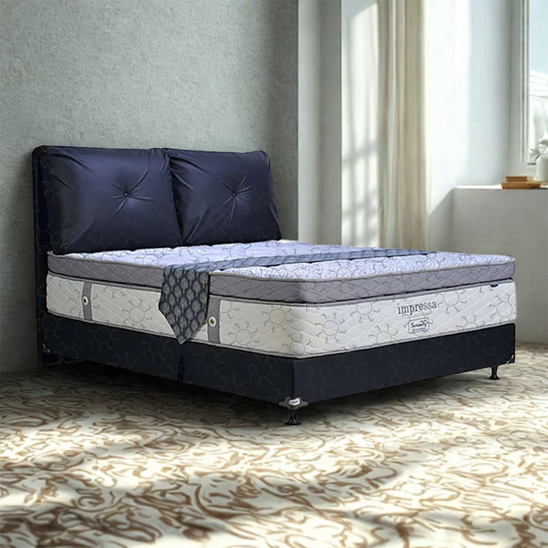 KASUR - SPRINGBED Kasur Springbed Serenity Impressa Pocket Spring HB Boston | Fullset Oreo SERENITY OSCARLIVING