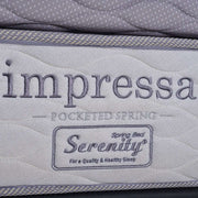 KASUR - SPRINGBED Kasur Springbed Serenity Impressa Pocket Spring HB Elegance | Fullset Oreo SERENITY OSCARLIVING