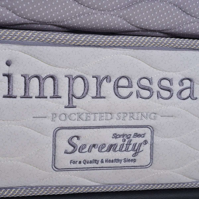 KASUR - SPRINGBED Kasur Springbed Serenity Impressa Pocket Spring HB Elegance | Fullset Oreo SERENITY OSCARLIVING