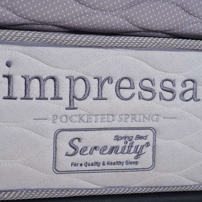 KASUR - SPRINGBED Kasur Springbed Serenity Impressa Pocket Spring HB Elegance | Fullset Oreo SERENITY OSCARLIVING