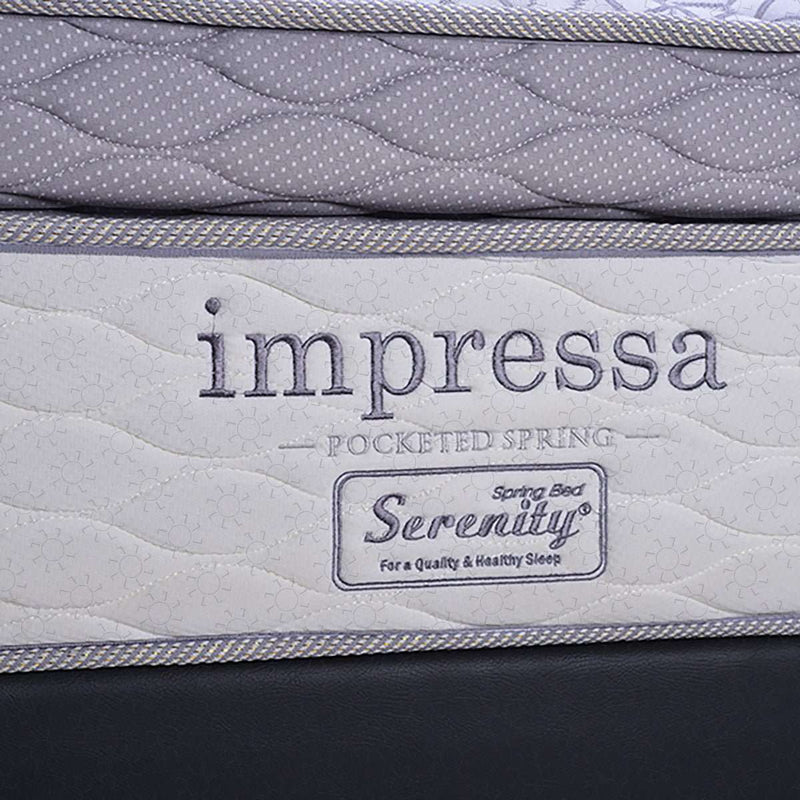 KASUR - SPRINGBED Kasur Springbed Serenity Impressa Pocket Spring HB Queenstown | Fullset Oreo SERENITY OSCARLIVING