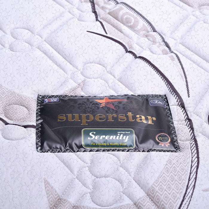 KASUR - SPRINGBED Kasur Springbed Serenity Superstar HB Amore | Fullset Oreo SERENITY OSCARLIVING