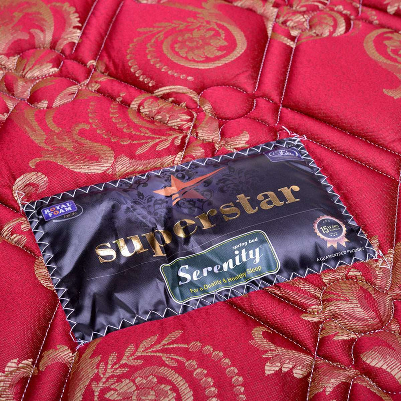 KASUR - SPRINGBED Kasur Springbed Serenity Superstar HB Oxford Premium | Fullset Oreo SERENITY OSCARLIVING