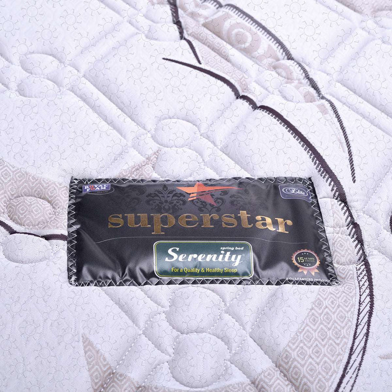 KASUR - SPRINGBED Kasur Springbed Serenity Superstar HB Verona | Fullset Oreo SERENITY OSCARLIVING