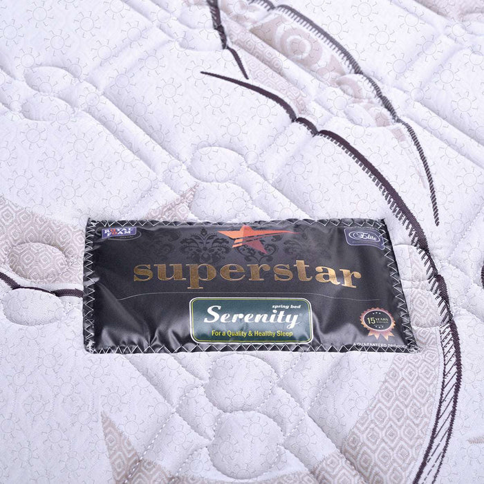 KASUR - SPRINGBED Kasur Springbed Serenity Superstar HB Verona | Fullset Oreo SERENITY OSCARLIVING