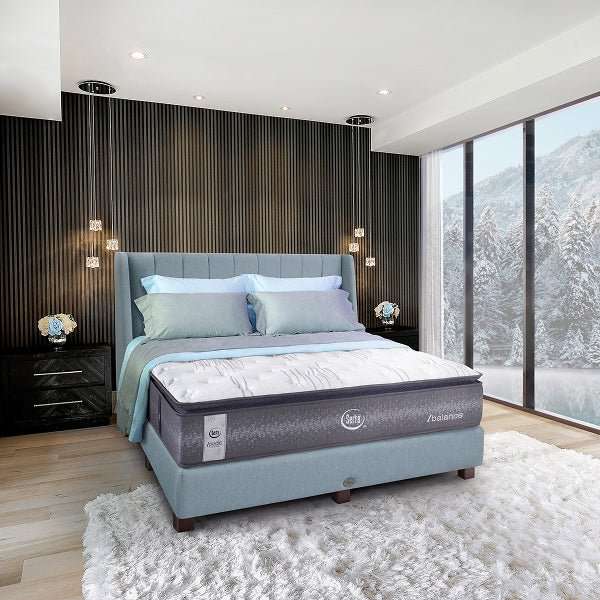 KASUR - SPRINGBED Kasur Springbed Serta iBalance Fullset Kansas Lime SERTA OSCARLIVING