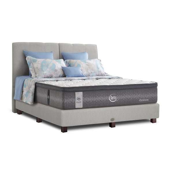 KASUR - SPRINGBED Kasur Springbed Serta iPosture Fullset Houston Beige SERTA OSCARLIVING