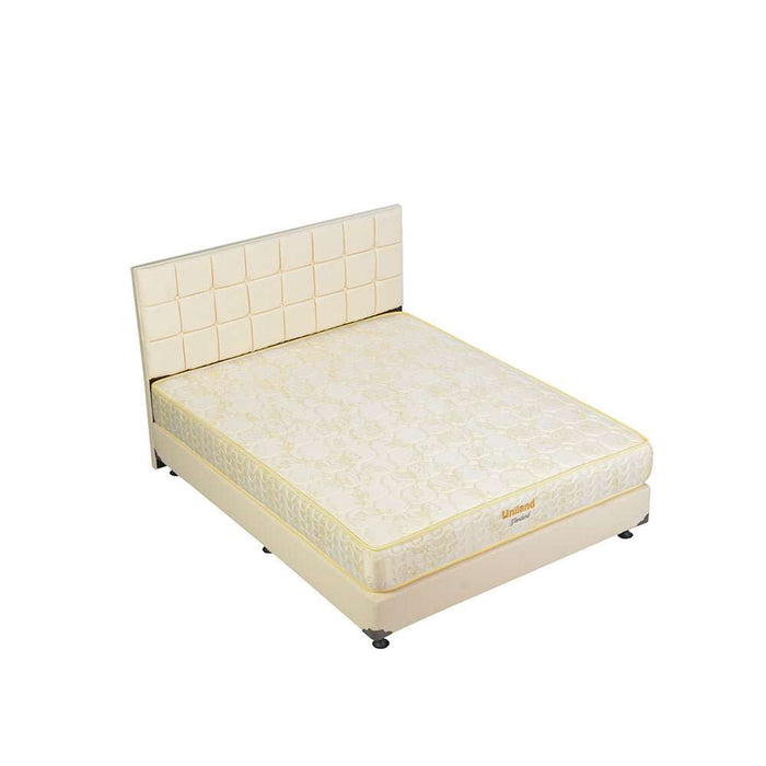 KASUR - SPRINGBED Kasur Springbed Uniland Standard HB Sydney Cream | Fullset Kozo UNILAND OSCARLIVING