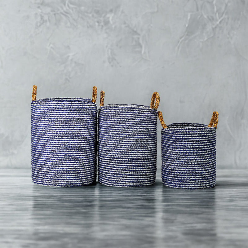 KERANJANG ANYAM Keranjang Anyam Woven Dengan Pegangan OLIV OLIV OSCARLIVING