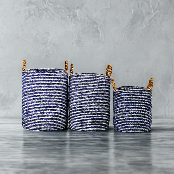 KERANJANG ANYAM Keranjang Anyam Woven Dengan Pegangan OLIV OLIV OSCARLIVING