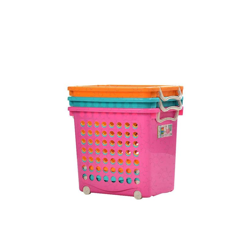 KERANJANG LAUNDRY - LAUNDRY BASKET Keranjang Pakaian Green Leaf Giovanni 2281 | Laundry Basket GREEN LEAF OSCARLIVING