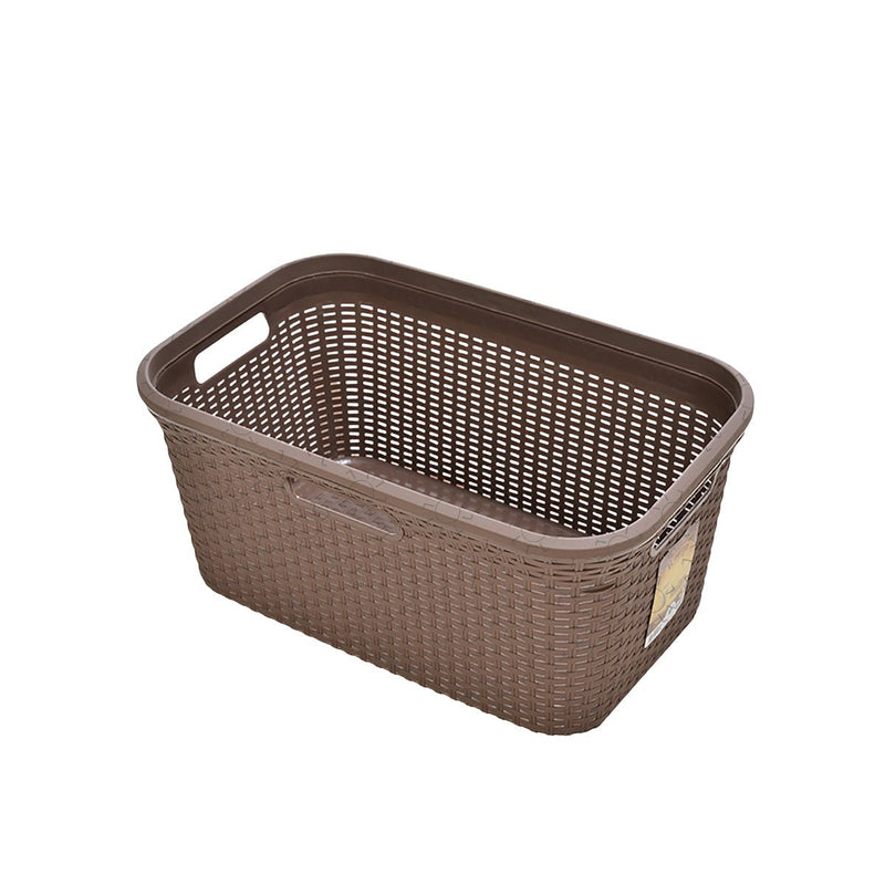 KERANJANG LAUNDRY - LAUNDRY BASKET Keranjang Pakaian Green Leaf Rattan 1523 | Laundry Basket GREEN LEAF OSCARLIVING