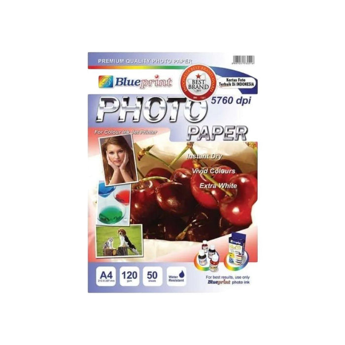 KERTAS FOTO Kertas Foto Blueprint Photo Paper Glossy A4 BLUEPRINT OSCARLIVING