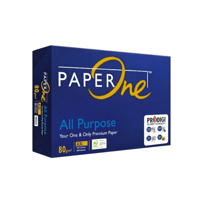 KERTAS Kertas HVS A3 Paper One 80gsm 1 Rim PAPER ONE OSCARLIVING