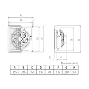 KIPAS EXHAUST Kipas Exhaust KDK Ceiling Exhaust Fan 25TGQ KDK OSCARLIVING