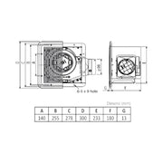 KIPAS VENTILASI Kipas Ventilasi KDK Sirocco Fan 24CUH KDK OSCARLIVING
