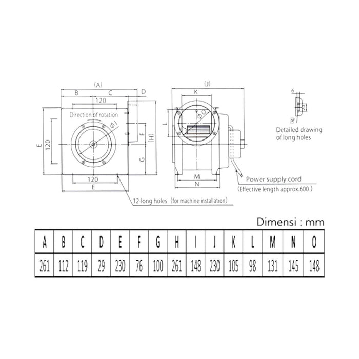 KIPAS VENTILASI Kipas Ventilasi KDK Sirocco Fan K12CG1 KDK OSCARLIVING
