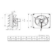 KIPAS VENTILASI Kipas Ventilasi KDK Wall Exhaust Fan 40AAS KDK OSCARLIVING