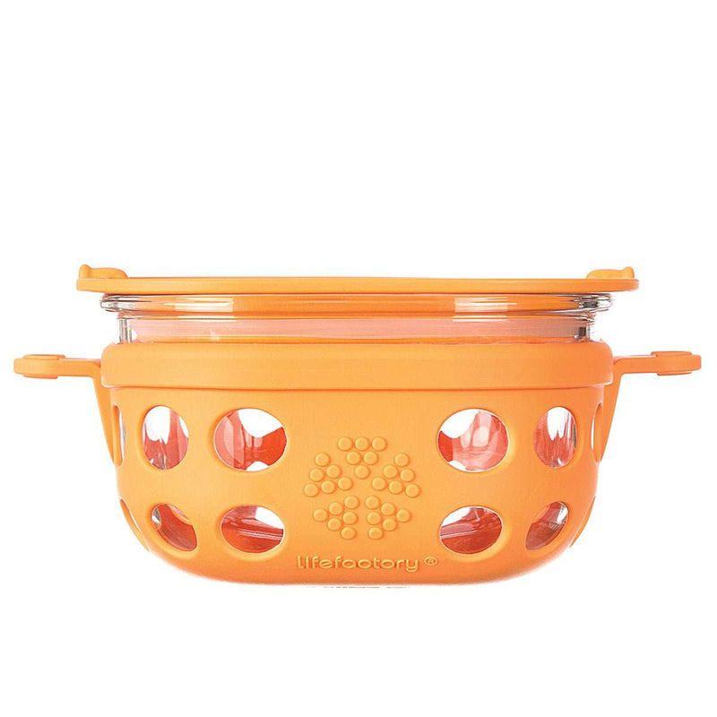 KOTAK MAKAN - FOOD STORAGE Kotak Makan Kaca Lifefactory 240ML | Lifefactory Glass Lunchbox 240ML LIFEFACTORY OSCARLIVING