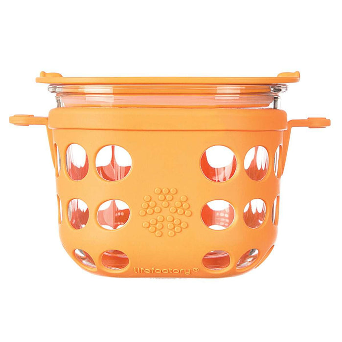 KOTAK MAKAN - FOOD STORAGE Kotak Makan Kaca Lifefactory 475ML | Lifefactory Lunchbox 475ML LIFEFACTORY OSCARLIVING
