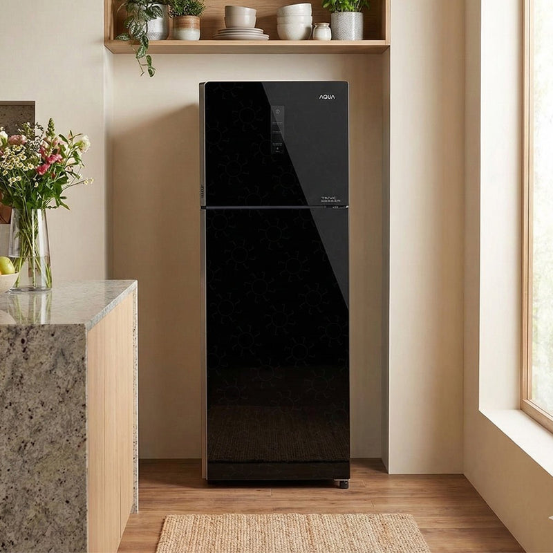 KULKAS Kulkas Aqua 2 Pintu AQUA AQR - 405IG(BK) AQUA OSCARLIVING